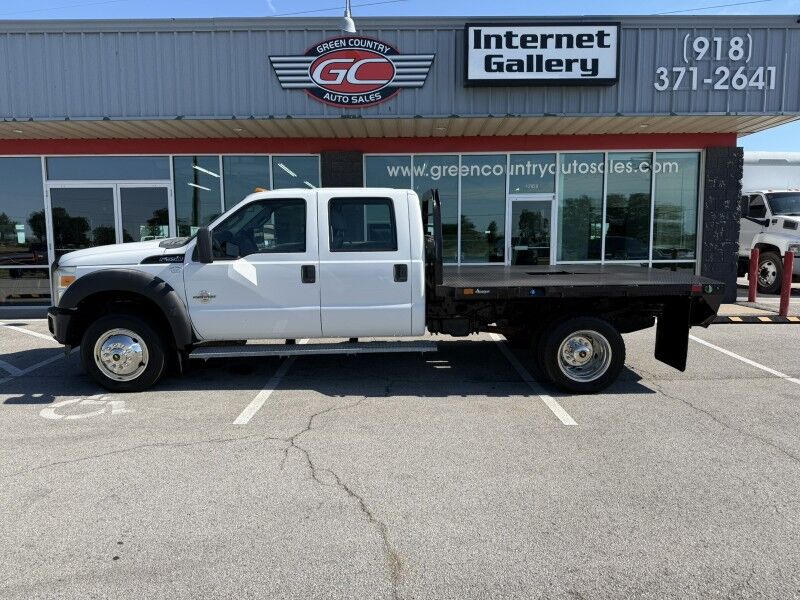 2011 Ford Super Crew F-550 4x4 Diesel Flatbed XL Collinsville OK
