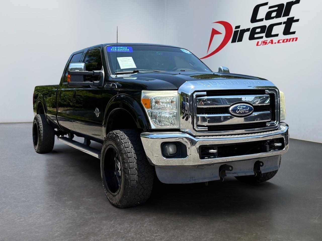 2011 Ford Super Duty F-250 SRW Lariat, LIFTED, RUNNING BOARDS, LONG BED, TOW PACKAGE, BACKUP CAMERA WITH PARKING SENSORS, SUNROOF, NAVIGATION, HEATED & VENTILATED SEATS, THIS SUPER DUTY IS READY TO WORK!