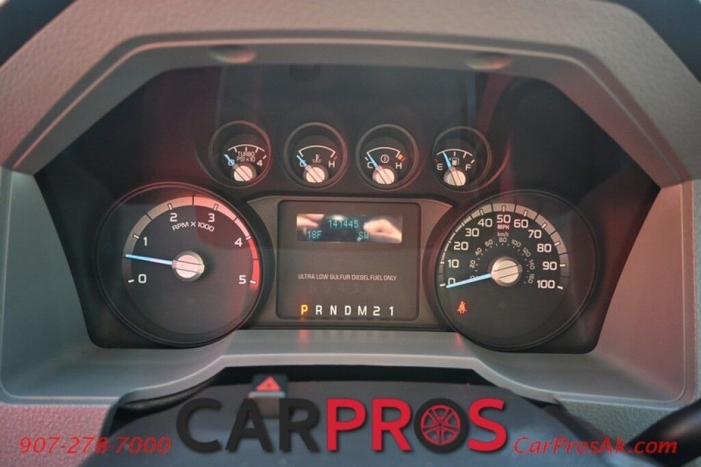 2011 Ford Super Duty F-250 SRW XLT - 4X4 - Crew Cab - 6.7L V8 Diesel - Keyless Entry - Power Windows & Locks - Rear View Camera - Camper Package - Snow Plow Package - Heavy Duty Alternator - Trailer Brake Controller - Trailer Tow Package - Electronic Shift on the Fly Anchorage AK