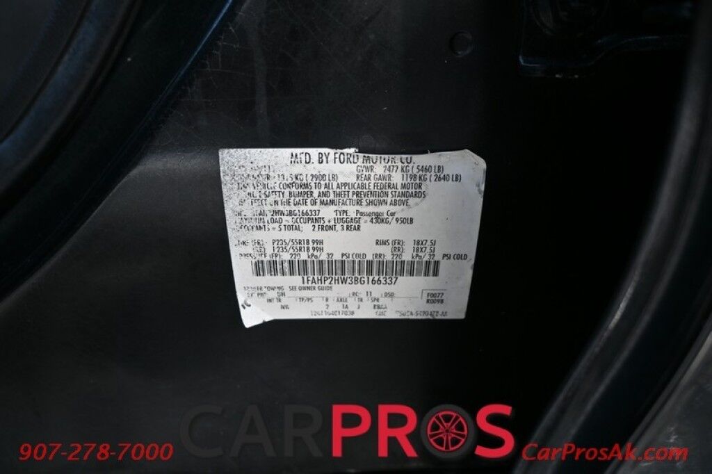 2011 Ford Taurus SEL - All Wheel Drive - Front Leather Heated Seats - Remote Start - Power Moonroof - Dual Zone Climate Control - Bluetooth Anchorage AK