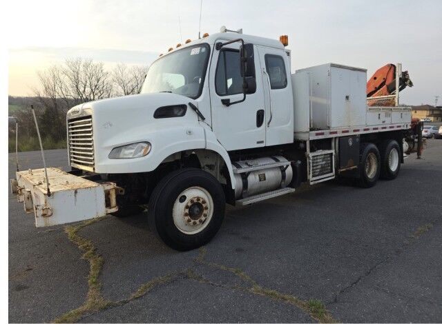 2011 Freightliner No Model M2 XCab Service Body Palfinger Crane