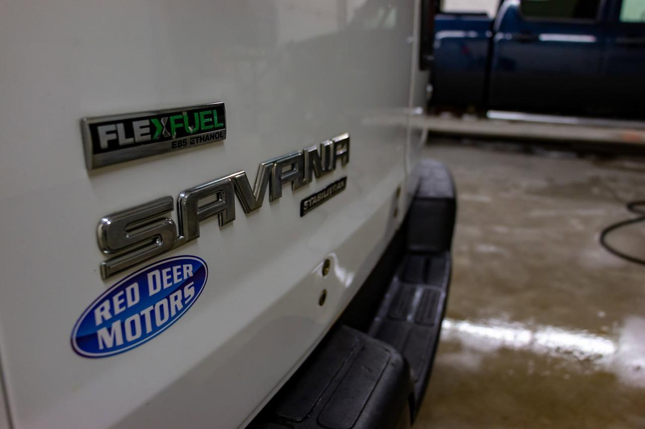 2011 GMC Savana 3500 Extended Cargo Van Shelving Red Deer AB
