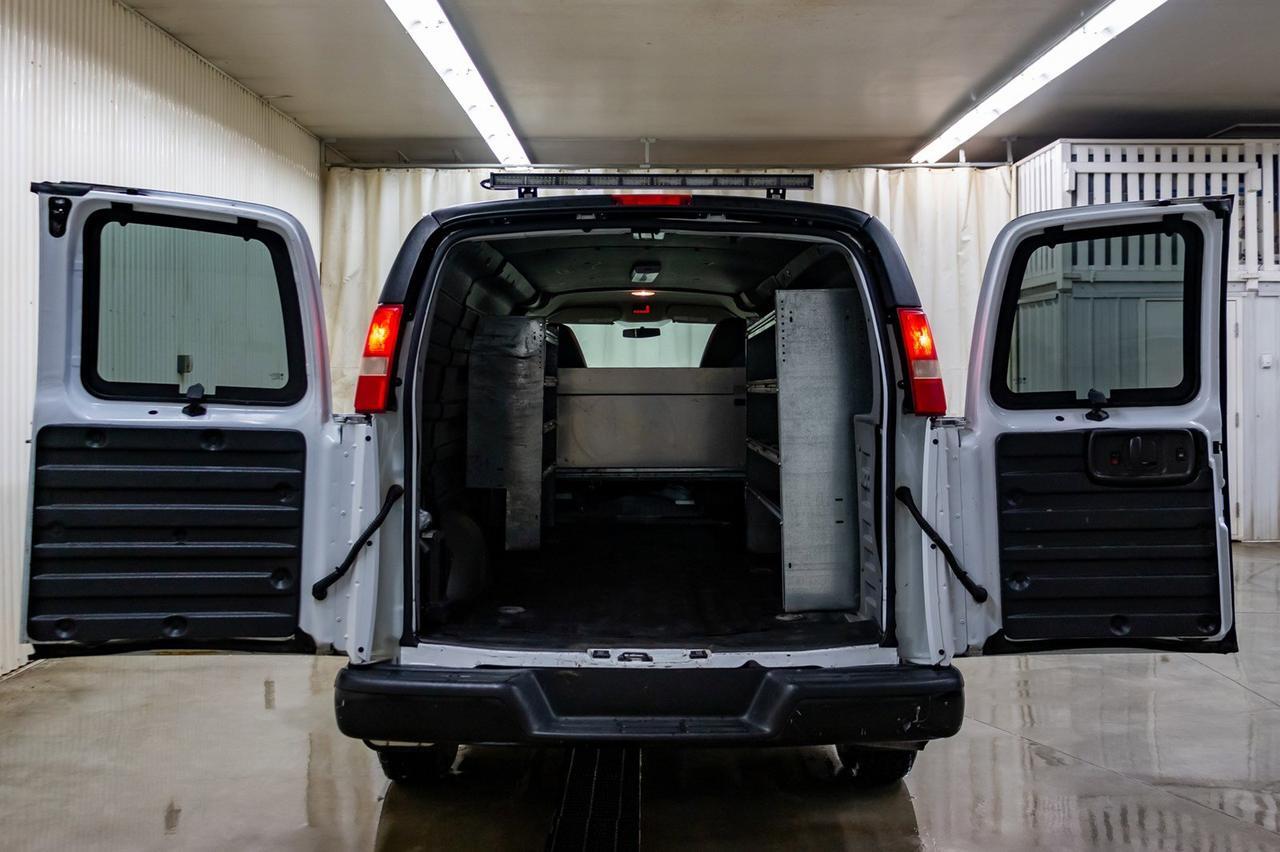 2011 GMC Savana 3500 Extended Cargo Van Shelving Red Deer AB