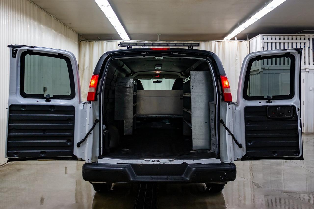 2011 GMC Savana 3500 Extended Cargo Van Shelving Red Deer AB
