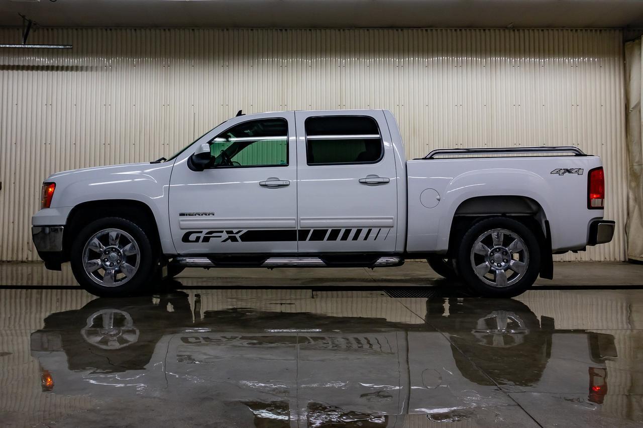 2011 GMC Sierra 1500 4x4 Crew Cab SLT GFX Leather Roof BCam Red Deer AB