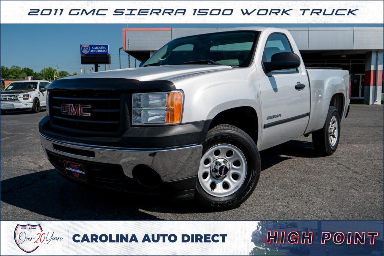 2011 GMC Sierra 1500 Work Truck / LOW MILES / Regular Cab!