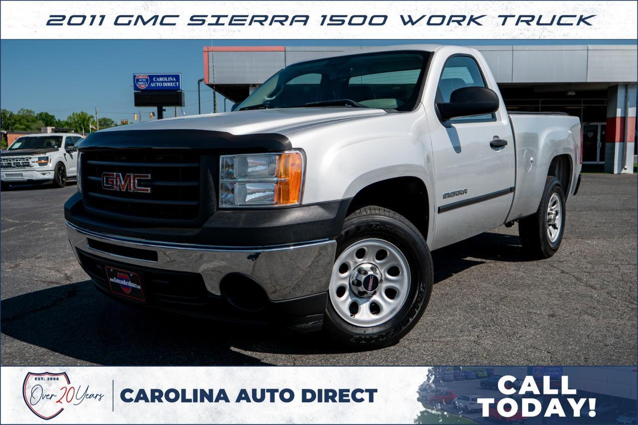 2011 GMC Sierra 1500 Work Truck / LOW MILES / Regular Cab!