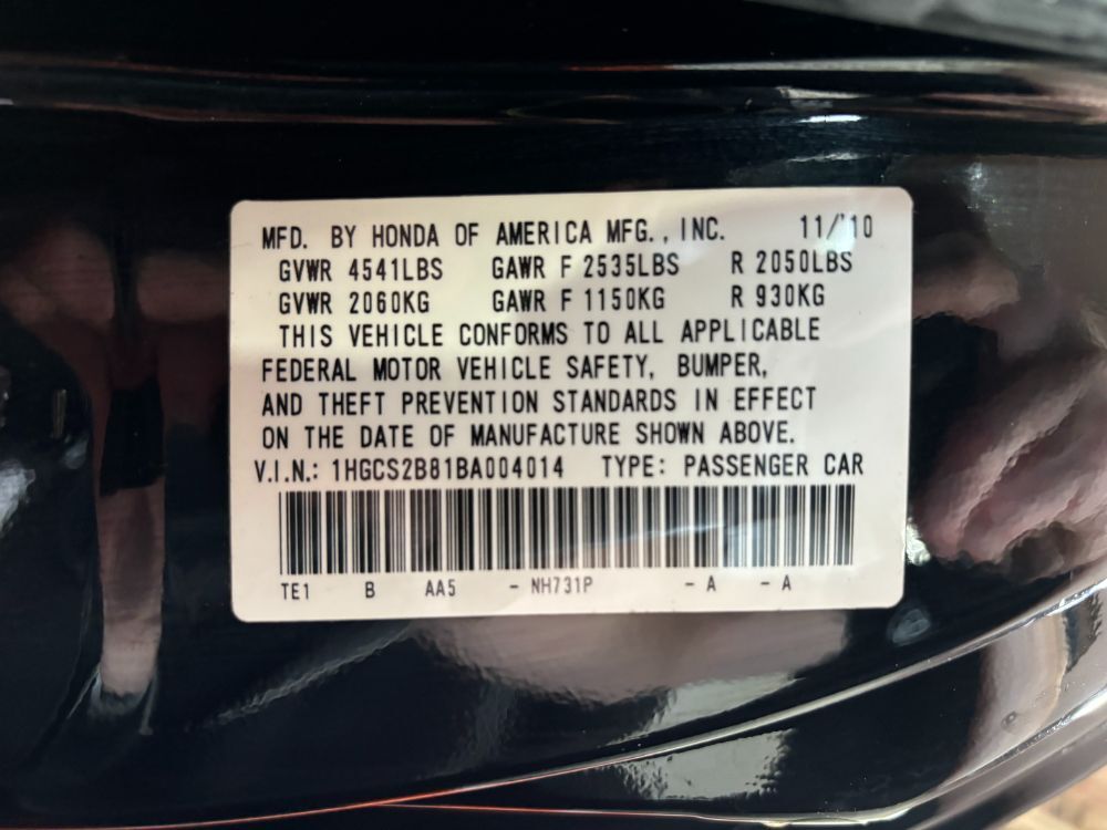 2011 Honda Accord 3.5 EX-L Franklin OH