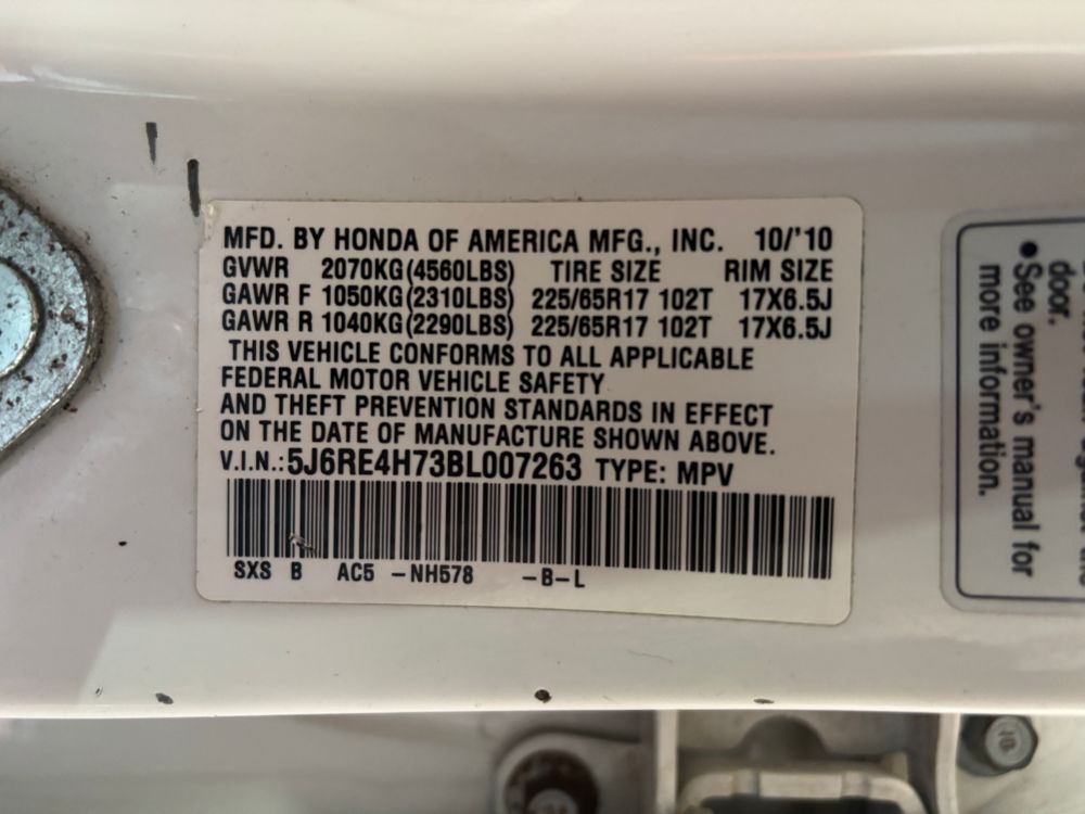 2011 Honda CR-V EX-L Franklin OH