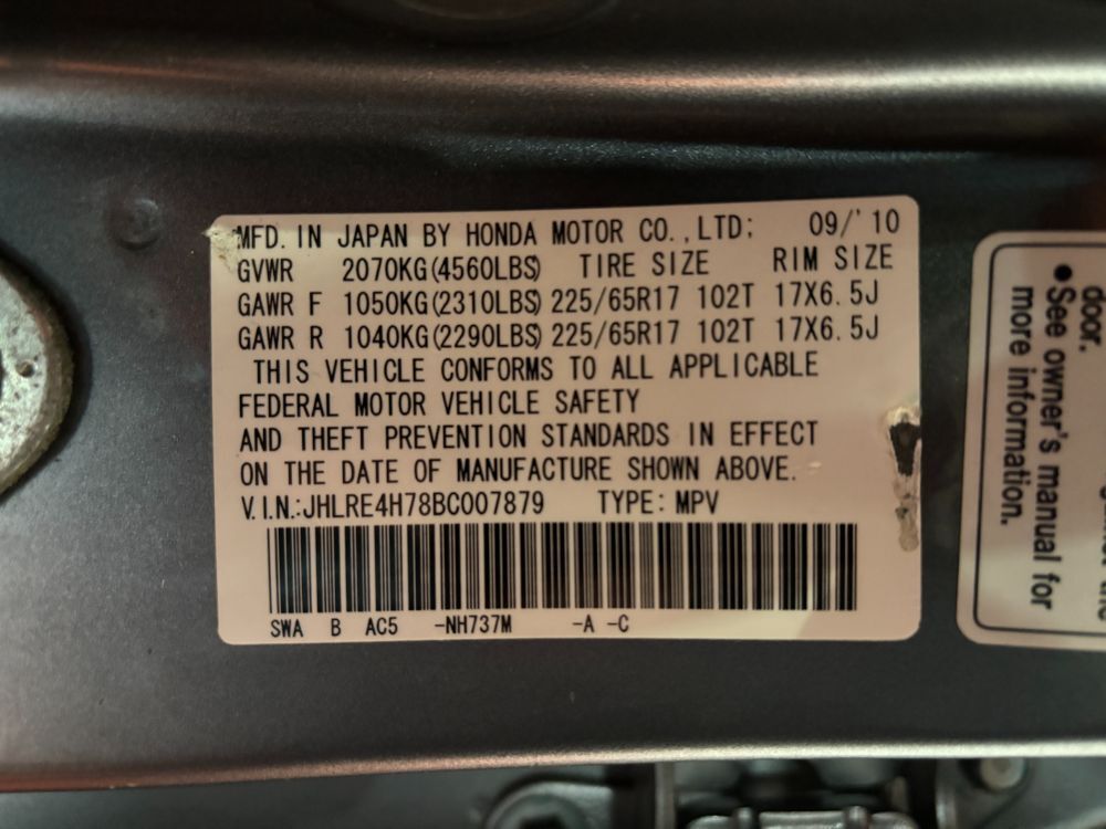 2011 Honda CR-V EX-L Franklin OH