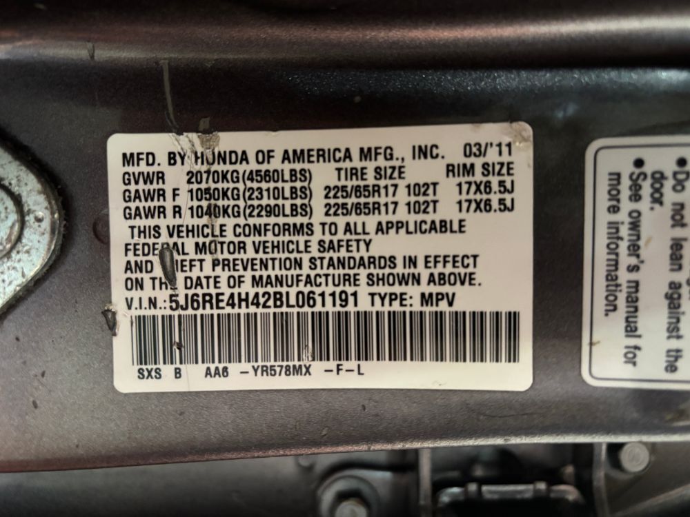 2011 Honda CR-V SE Franklin OH