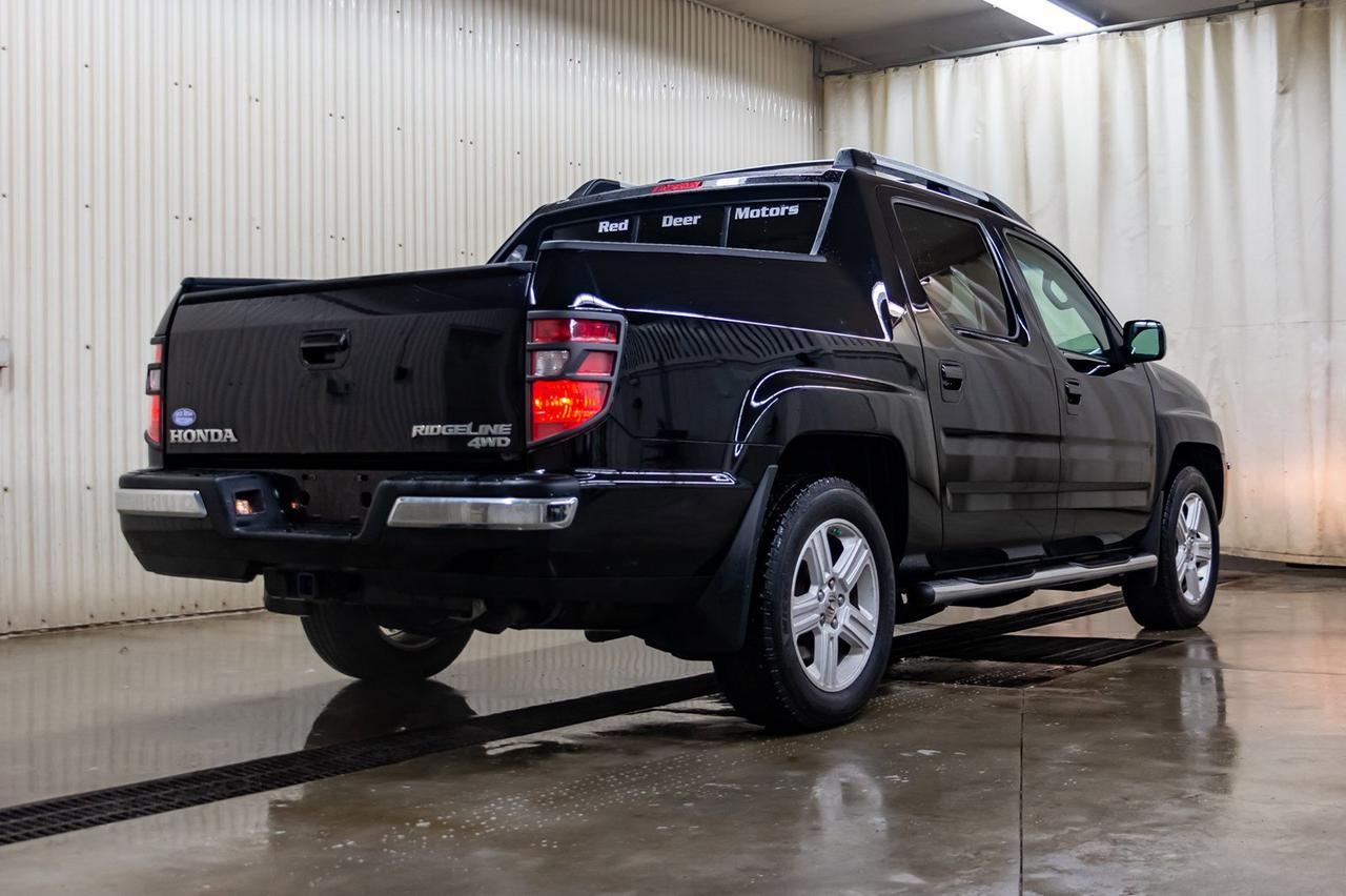 2011 Honda Ridgeline 4x4 Crew Cab EX-L Leather Roof Nav Red Deer AB