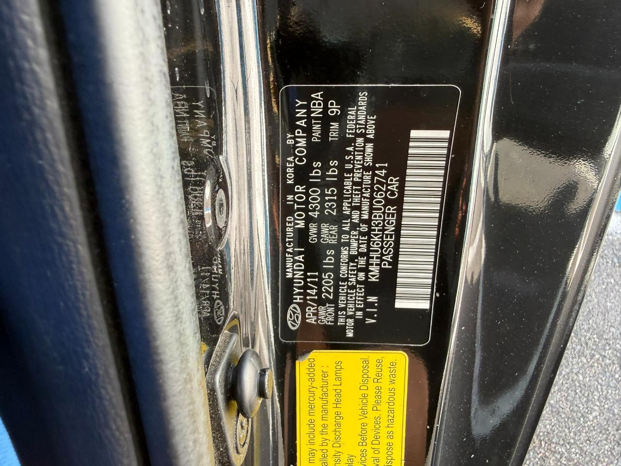 2011 Hyundai Genesis Coupe 2dr 3.8L Auto Grand Touring w/Brn Lth Jacksonville FL