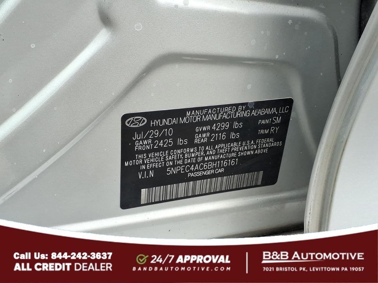 2011 Hyundai SONATA Limited Levittown PA