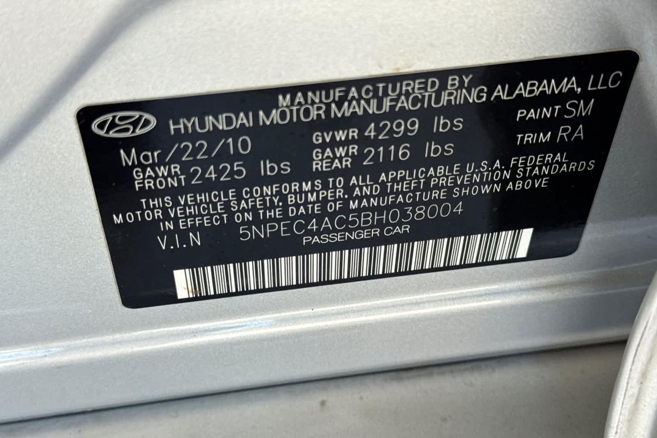 2011 Hyundai Sonata Ltd Roseville CA