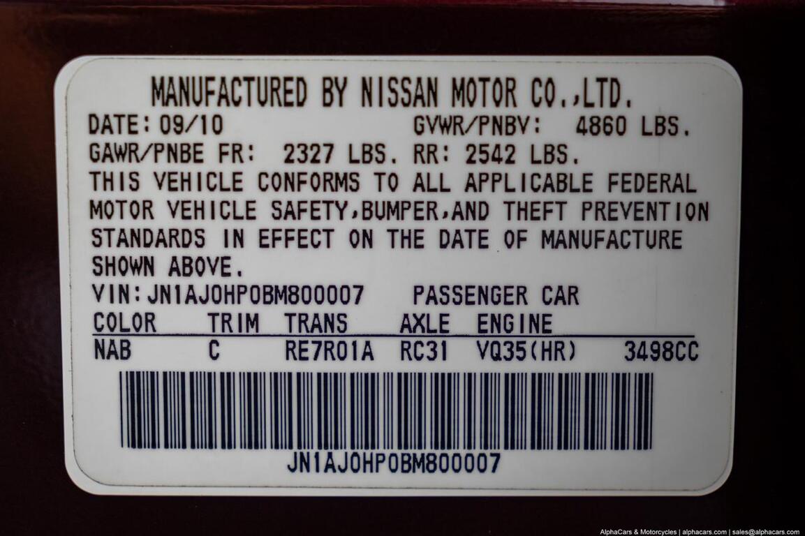 2011 INFINITI EX35 Journey RWD Premium Boston MA