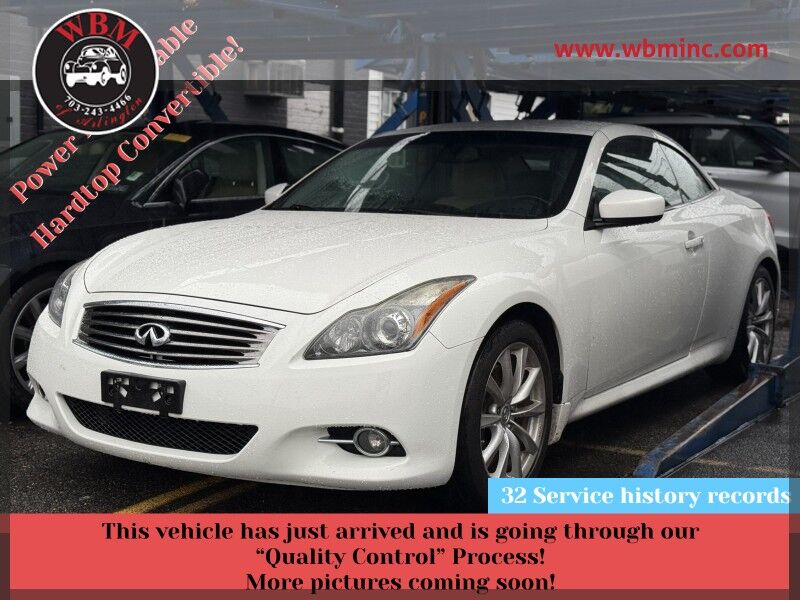 2011 INFINITI G37 Convertible RWD