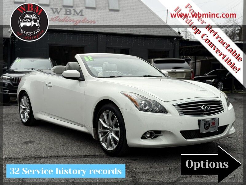 2011 INFINITI G37 Convertible RWD