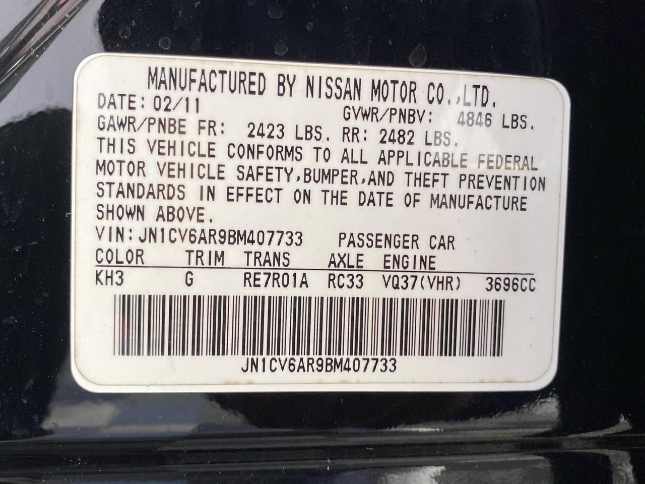 2011 INFINITI G37 Sedan x Sport Appearance Edition Richmond Hill NY
