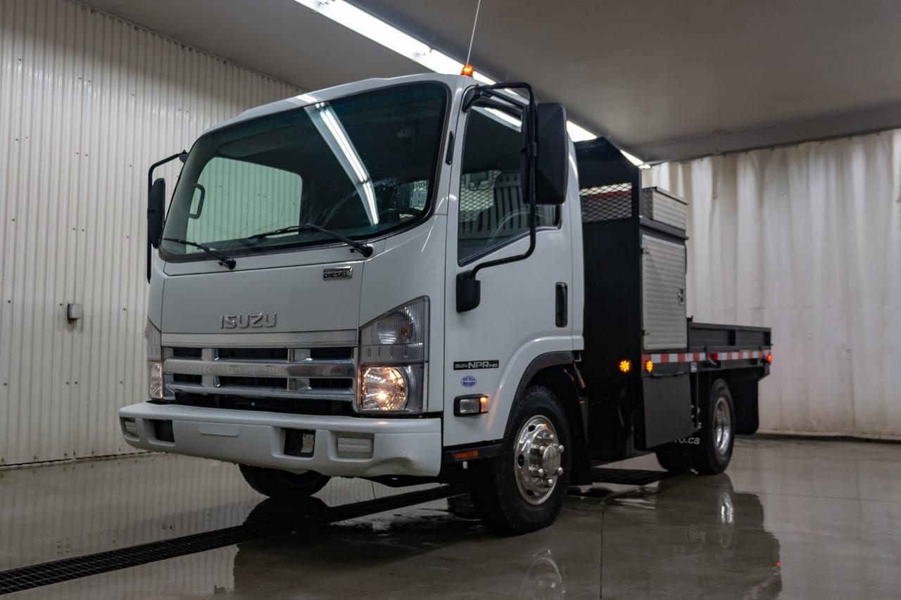 2011 ISUZU NPR REG CAB TILT CAB DECK Red Deer AB
