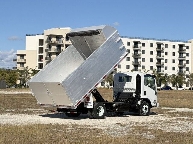 2011 Isuzu NPR-HD 14' Aluminum Landscape Dump Truck
