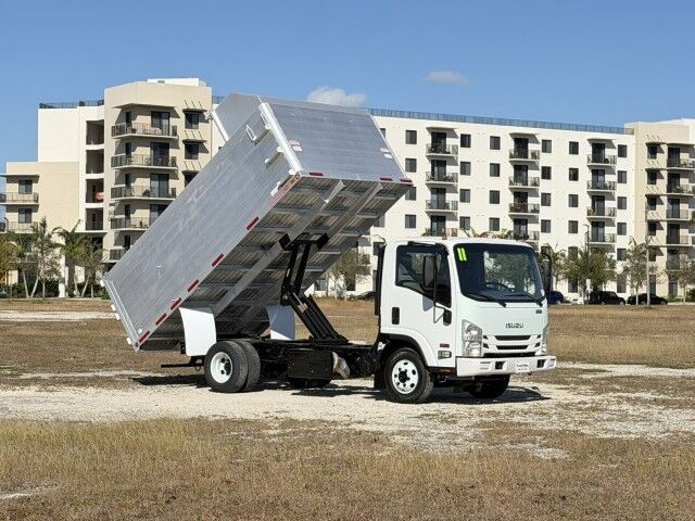 2011 Isuzu NPR-HD 14' Aluminum Landscape Dump Truck Homestead FL