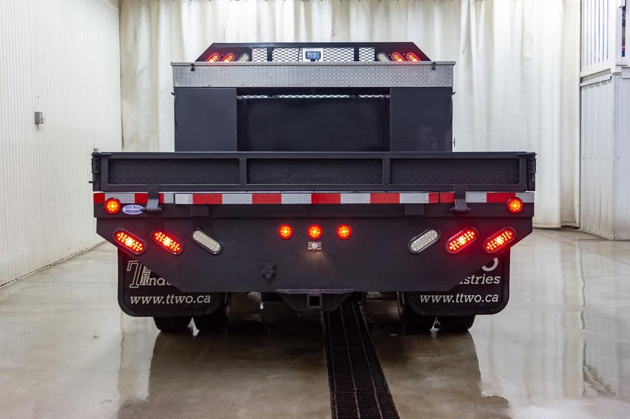 2011 Isuzu NPR HD 2 Door Tilt Cab Deck Diesel Red Deer AB