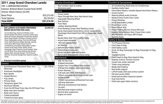 2011 Jeep Grand Cherokee Laredo Raleigh NC