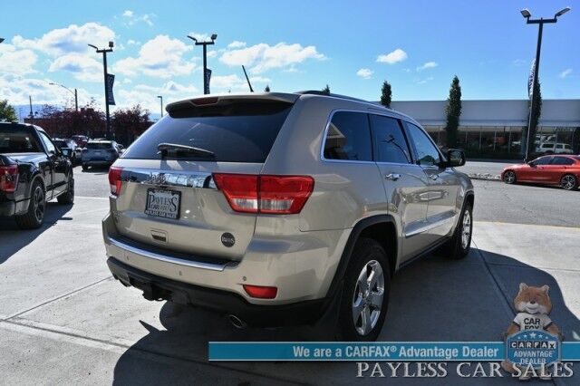 2011 Jeep Grand Cherokee Overland / 4X4 / 5.7 V8 / AutoStart / Heated & Cooled Leather Seats / Heated Steering Wheel / Navigation / Sunroof / Lane Departure & Blind Spot / Adaptive Cruise / Back Up Camera / Power Liftgate / Tow Pkg Anchorage AK