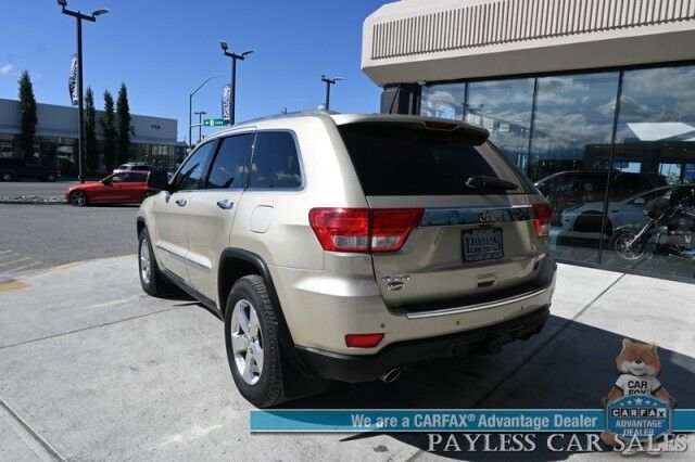 2011 Jeep Grand Cherokee Overland / 4X4 / 5.7 V8 / AutoStart / Heated & Cooled Leather Seats / Heated Steering Wheel / Navigation / Sunroof / Lane Departure & Blind Spot / Adaptive Cruise / Back Up Camera / Power Liftgate / Tow Pkg Anchorage AK
