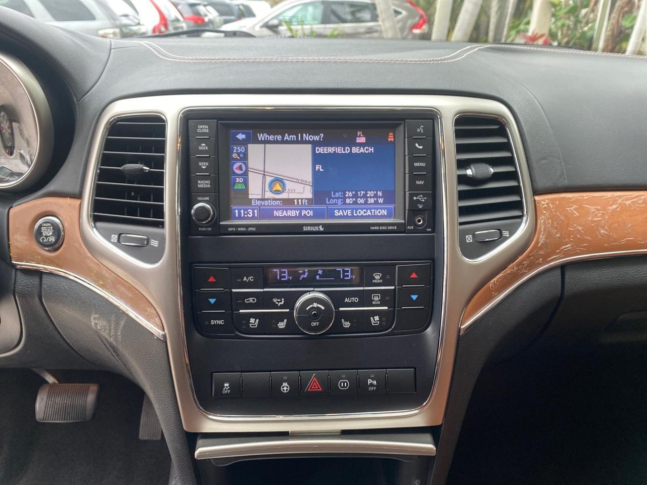 2011 Jeep Grand Cherokee Overland LOW MILES 66,486 Pompano Beach FL