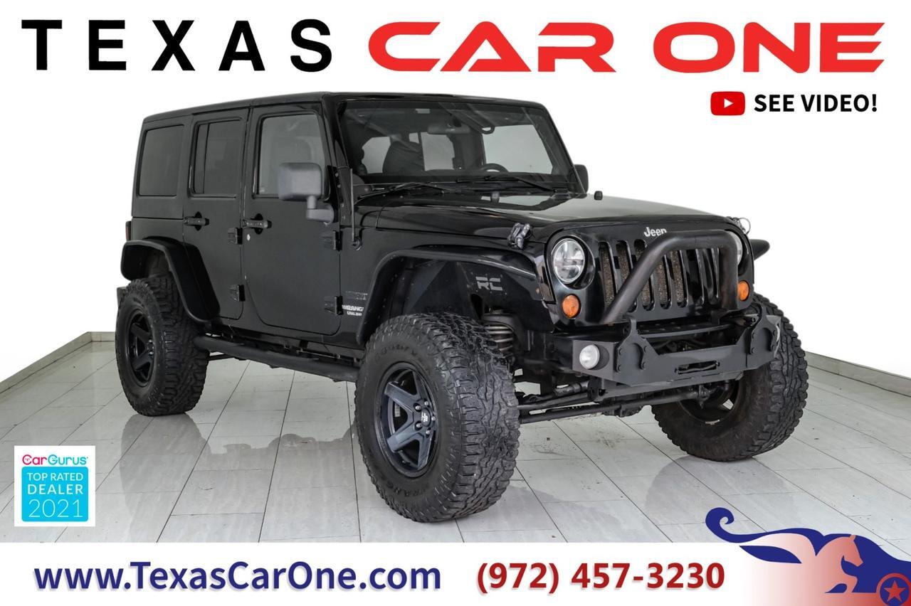 2011 Jeep Wrangler UNLIMITED SPORT 4WD AUTOMATIC HARD TOP CONVERTIBLE RUNNING BOARDS TOWING HITCH Carrollton TX
