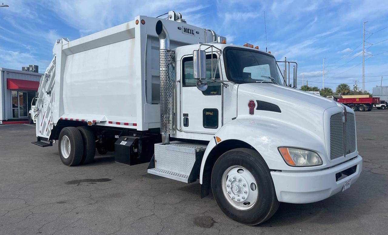 2011 Kenworth T370 20 yd Heil Rear Loader Garbage Truck Tampa FL 49282137