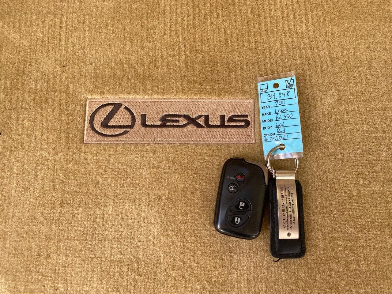 2011 Lexus RX 350 LOW MILES 34,850 1 OWNER Pompano Beach FL