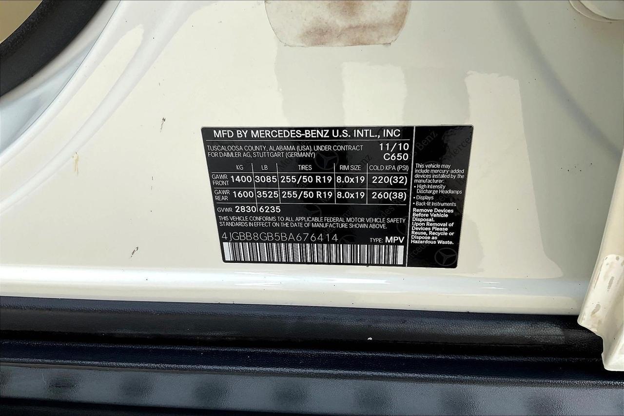 2011 MERCEDES-BENZ ML 350 4MATIC Houston TX