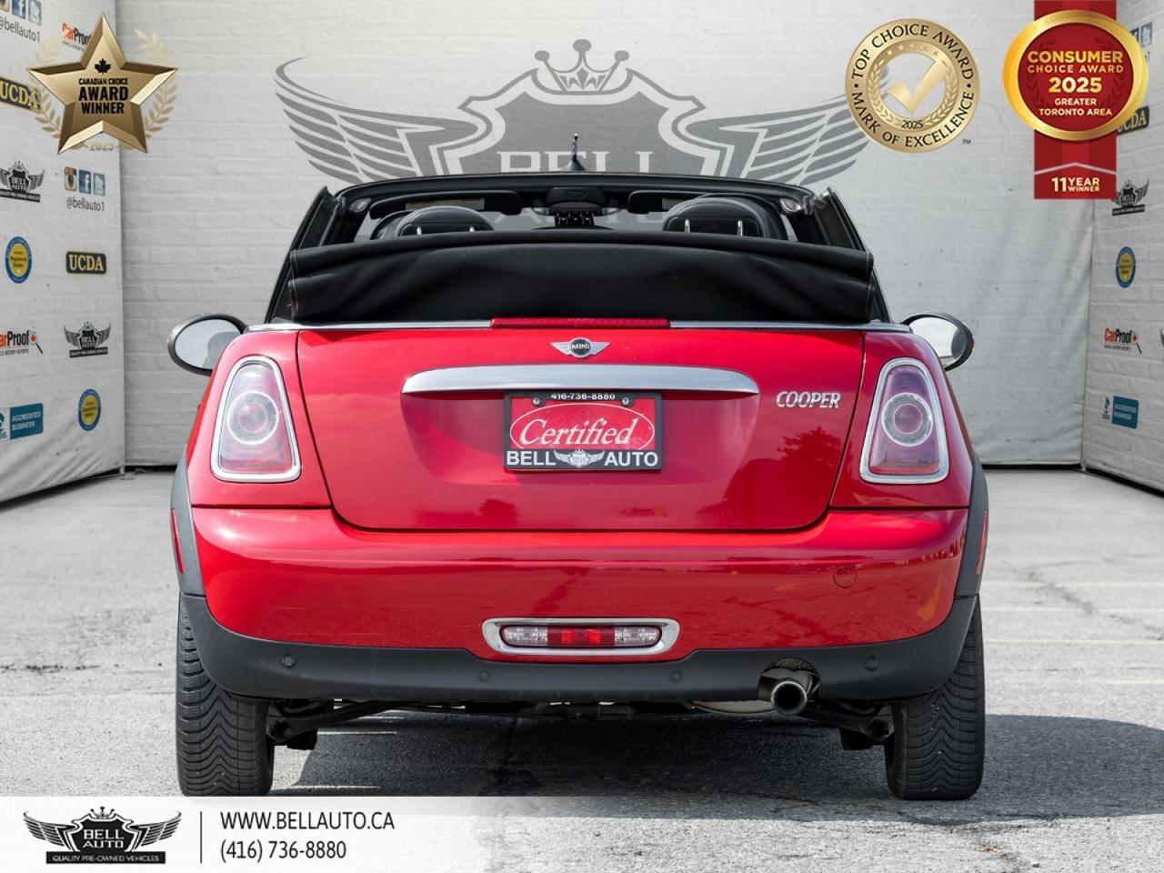 2011 MINI Cooper Convertible MANUAL | POWER SOFT TOP CONVERTIBLE | CRUISE CONTROL | 4 PASSENGER SEATS | UK FLAG DETAILS Toronto ON