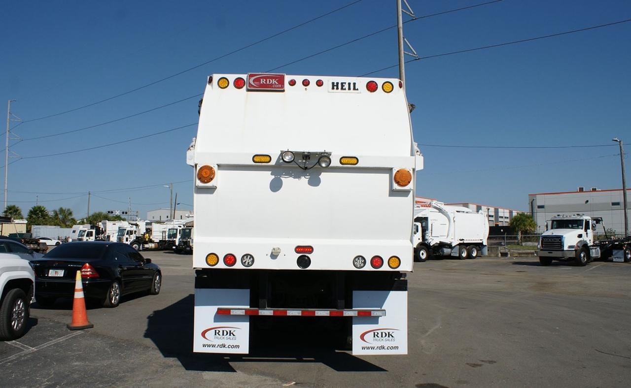 2011 Mack LEU613 28 Yard Heil Side Loader Garbage Truck Tampa FL