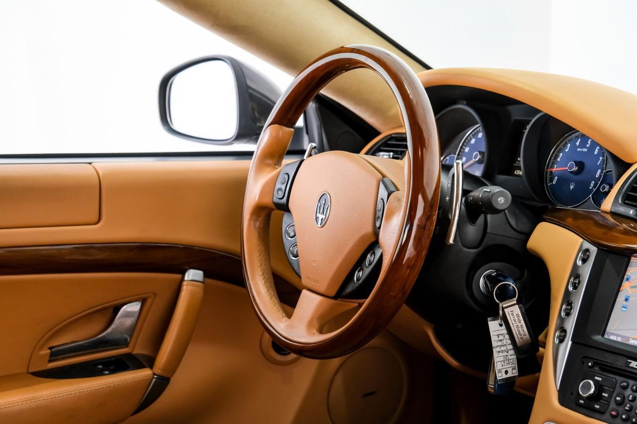 2011 Maserati GranTurismo S NAVIGATION LEATHER HEATED SEATS FRONT AND REAR PARKING SENSORS PADDLE SHIFTERS Carrollton TX