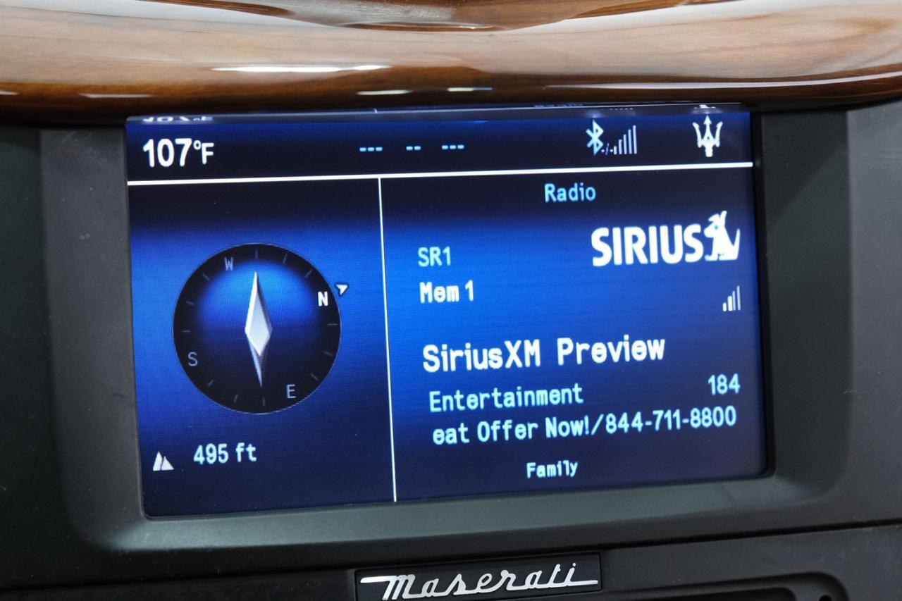 2011 Maserati GranTurismo S NAVIGATION LEATHER HEATED SEATS FRONT AND REAR PARKING SENSORS PADDLE SHIFTERS Carrollton TX