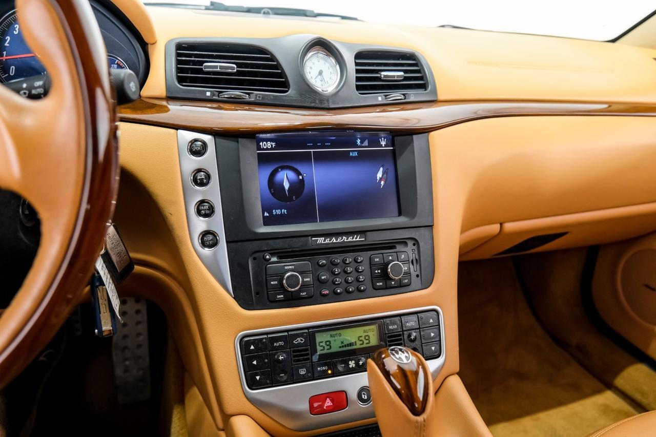 2011 Maserati GranTurismo S NAVIGATION LEATHER HEATED SEATS FRONT AND REAR PARKING SENSORS PADDLE SHIFTERS Carrollton TX
