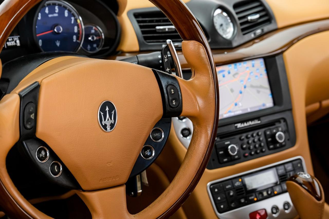 2011 Maserati GranTurismo S NAVIGATION LEATHER HEATED SEATS FRONT AND REAR PARKING SENSORS PADDLE SHIFTERS Carrollton TX