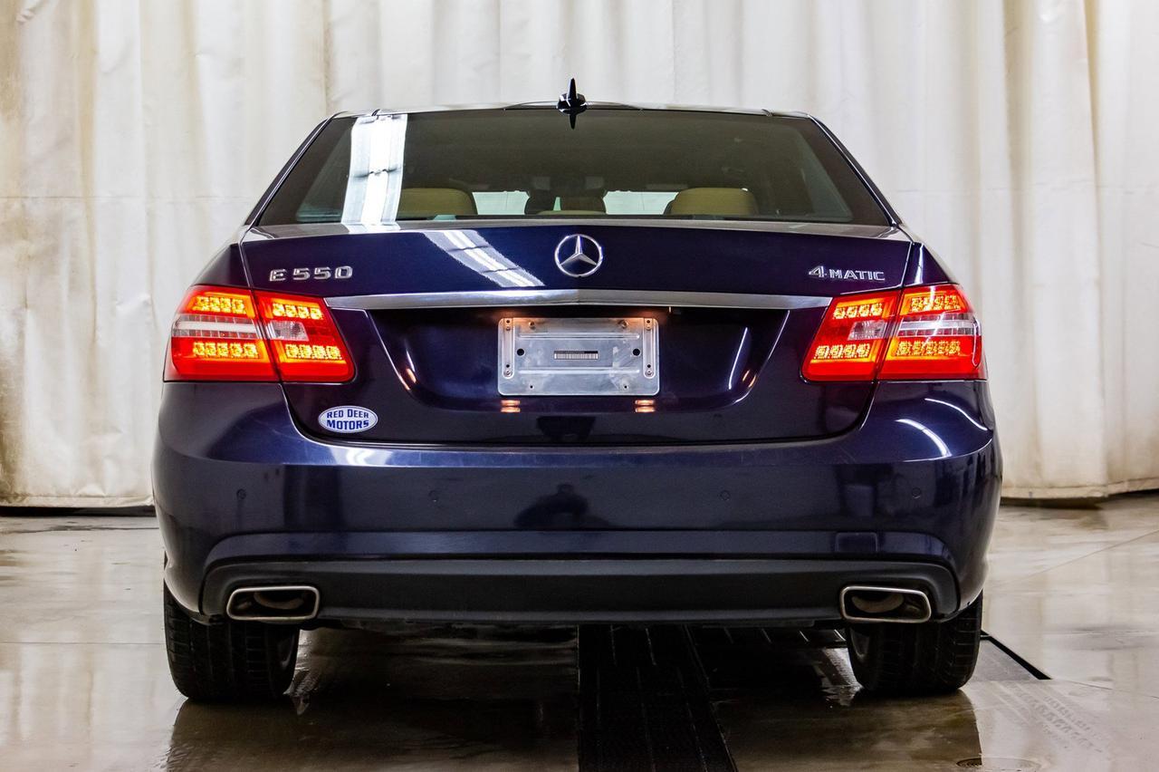 2011 Mercedes-Benz E-550 4Matic Luxury Edition Leather Roof Nav Red Deer AB