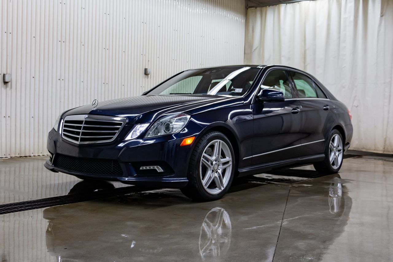 2011 Mercedes-Benz E-550 4Matic Luxury Edition Leather Roof Nav Red Deer AB