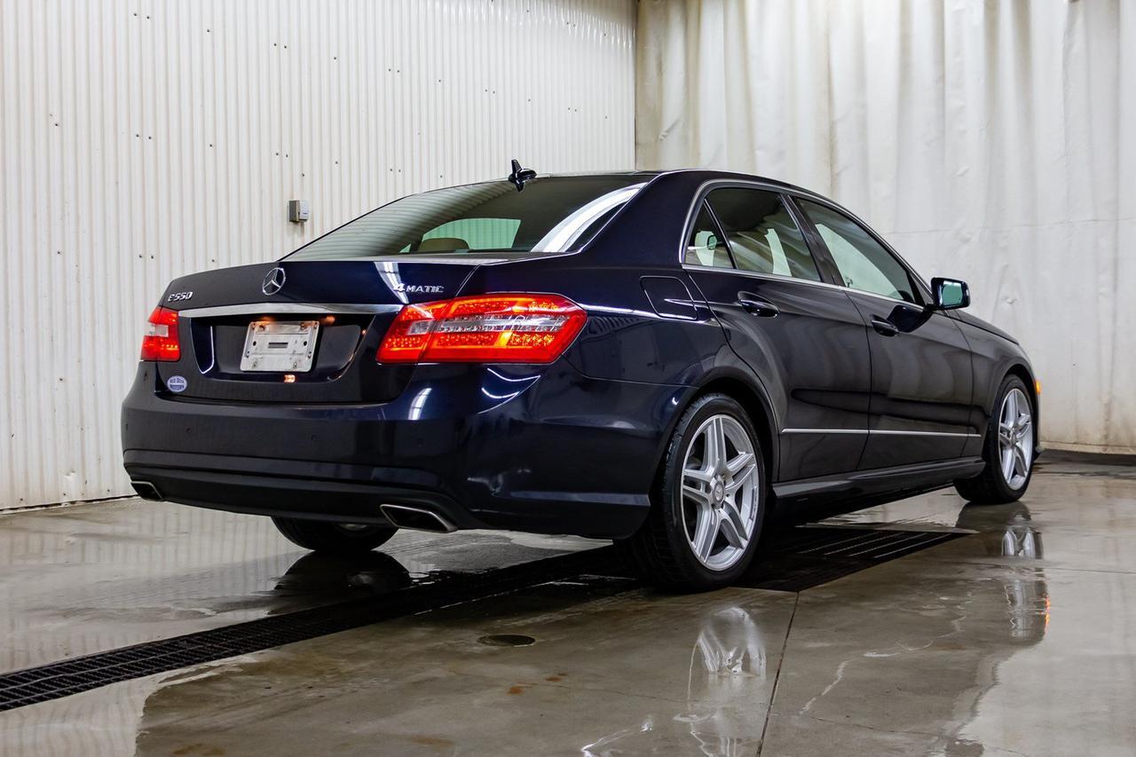 2011 Mercedes-Benz E-550 4Matic Luxury Edition Leather Roof Nav Red Deer AB