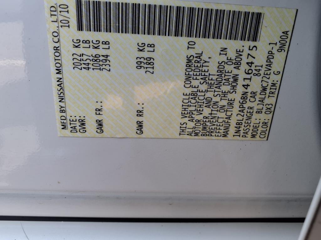 2011 Nissan Altima 3.5 SR Levittown PA