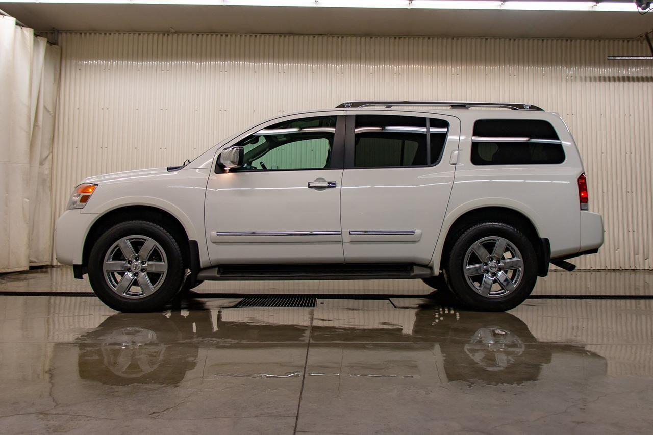 2011 Nissan Armada AWD Platinum Edition Leather Roof DVD Red Deer AB