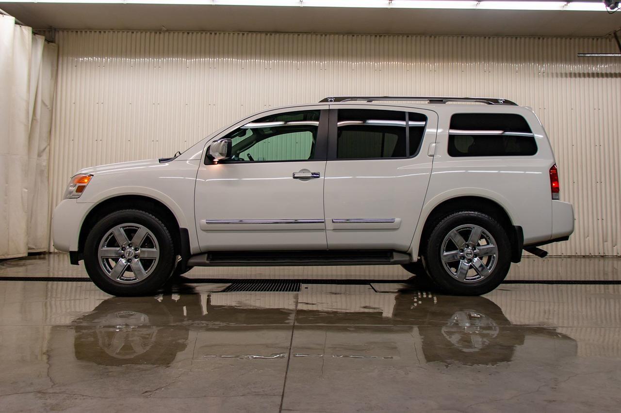 2011 Nissan Armada AWD Platinum Edition Leather Roof DVD Red Deer AB