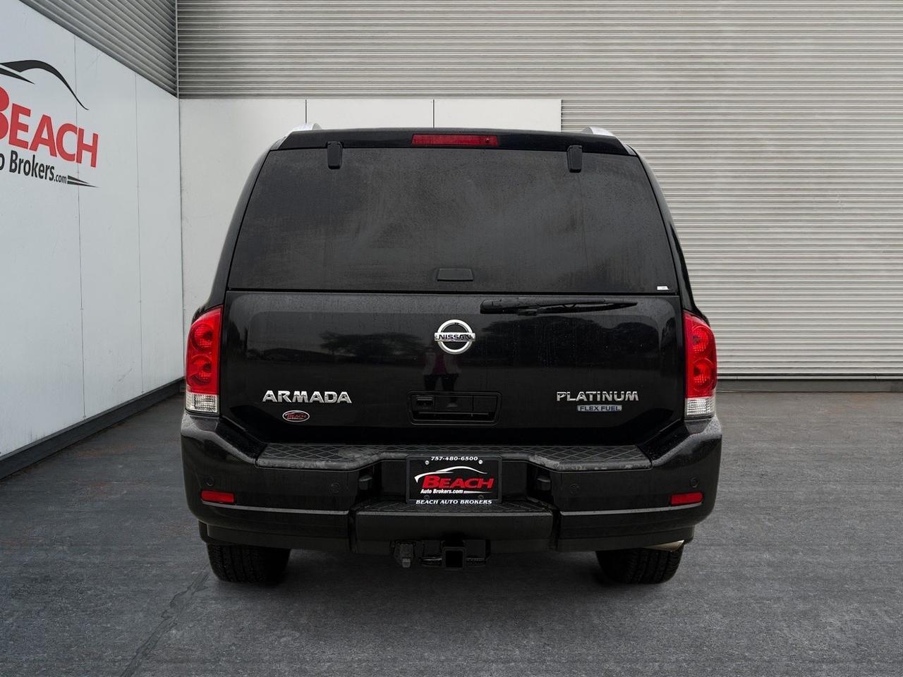 2011 Nissan Armada Platinum, DVD ENTERTAINMENT, BOSE SPEAKERS, CAPTAINS CHAIRS, 3RD ROW, RUNNING BOARDS, TOW PACKAGE, BACKUP CAMERA, POWER AND HEATED MIRRORS, SUNROOF, KEYLESS ENTRY, ALL WEATHER FLOOR MATS, COME AND TEST DRIVE THIS NISSAN ARMADA TODAY! Norfolk VA
