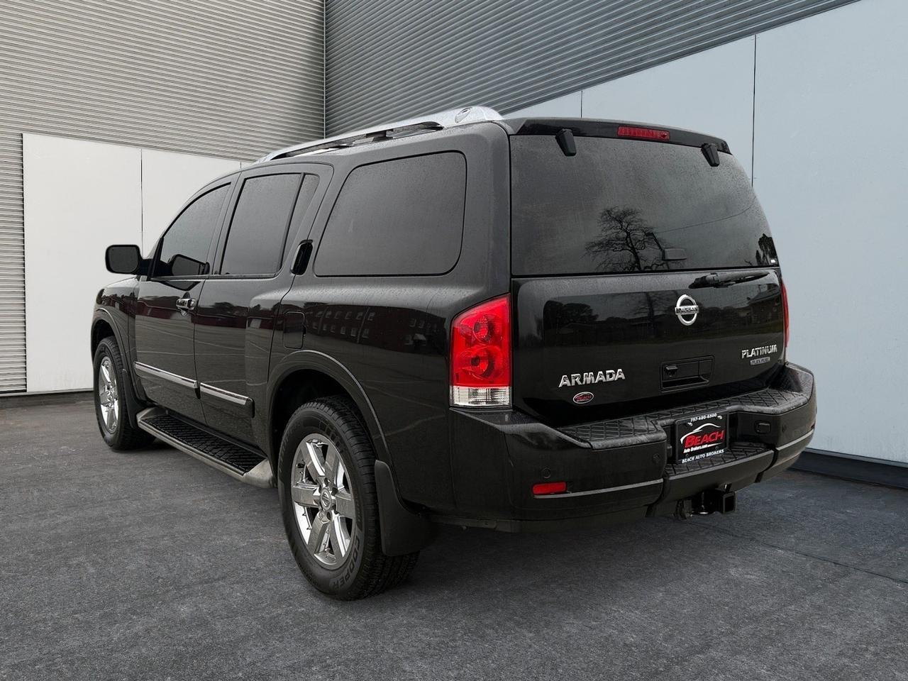 2011 Nissan Armada Platinum, DVD ENTERTAINMENT, BOSE SPEAKERS, CAPTAINS CHAIRS, 3RD ROW, RUNNING BOARDS, TOW PACKAGE, BACKUP CAMERA, POWER AND HEATED MIRRORS, SUNROOF, KEYLESS ENTRY, ALL WEATHER FLOOR MATS, COME AND TEST DRIVE THIS NISSAN ARMADA TODAY! Norfolk VA