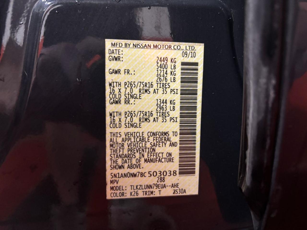 2011 Nissan Xterra PRO-4X Franklin OH